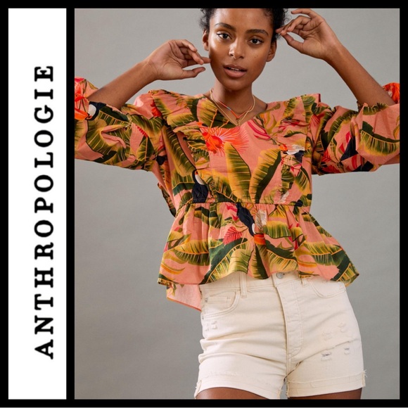 NWOT Anthro Pilcro Ultra High Rise Denim Shorts - Picture 3 of 11